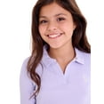 thumbnail image 5 of U.S. Polo Assn. Girls Long Sleeve Collared Top, Sizes 4-18, 5 of 6