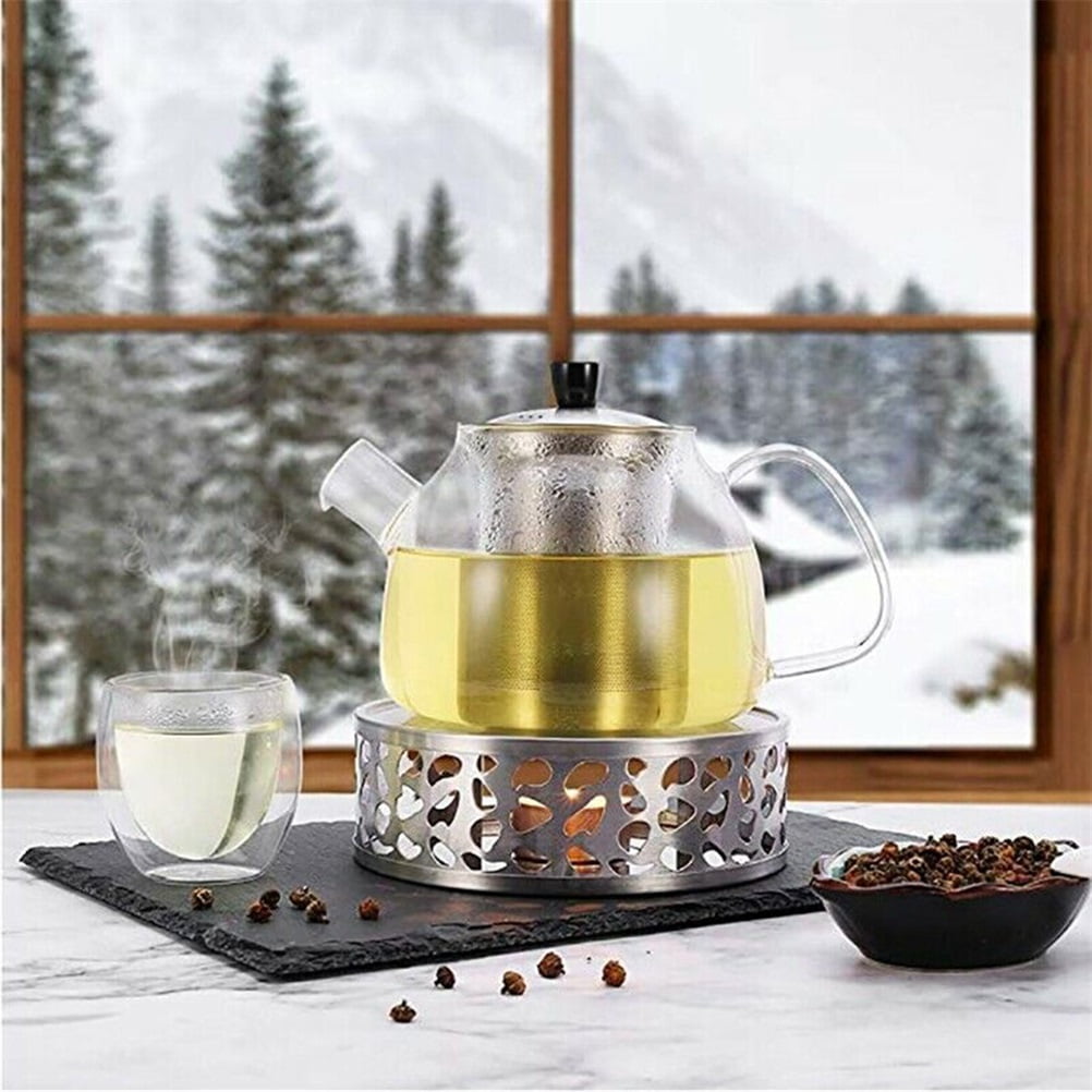 Details about   Stainless Steel Tea Warmer with Tea Light Holder for Tea and Coffee Pots 