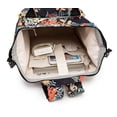 thumbnail image 4 of Mochila Kinmac para portátil, estilo abierto, 15,6 pulgadas, con diseño de crisantemo dorado, 4 of 8