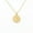 Cancer, variant on Gold Plated Stainless Steel Constellation Horoscope Zodiac Sign Pendant Necklace-Pisces