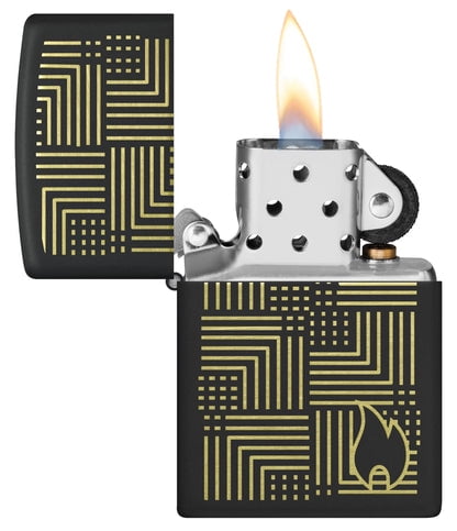 Zippo Lighter - Customized Engraved Message Windproof Fancy Zippo Design 46478