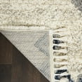 thumbnail image 5 of Nourison Scandinavian Shag Shag Ivory/Blue 5'3" x 7'9" Area Rug, (5x8), 5 of 9