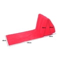 thumbnail image 2 of Cojín triangular para playa, inflable, de PVC, plegable, para acampar al aire libre, color azul oscuro, 2 of 10