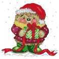 thumbnail image 1 of Cuadros Decorativos Kit de regalo de Navidad de punto de cruz de lienzo estampado DIY de 14 quilates con bordado parcial Sywqhk Nuevos Originales, 1 of 9