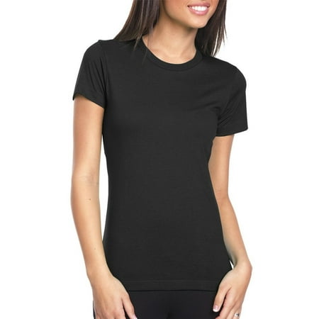 Boyfriend Light T-shirt - Women's Short Sleeve Crewneck Boyfriend T-Shirt