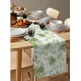 thumbnail image 6 of nqOlkjepod Sage Green Flower Table Runner 72 Inches Long Farmhouse Dress Scarves, Abstract Garden Botanical Leaves Dining Tablerunner for Coffee Table/Kitchen Island/Party Décor, 16" x 72", 6 of 8