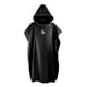 thumbnail image 3 of Poncho de surf, bata cambiante, ligero, con capucha, traje de neopreno para nadar, surfear y al aire libre Negro, 3 of 8