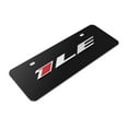 thumbnail image 3 of Chevrolet Camaro 1LE 3D Logo 12" x 4.25" European Look Black Half-Size Stainless Steel License Plate, 3 of 5