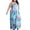 Blue, variant on Enjoytime Sun Dresses for Women 2025 Plus Size Fashion Boho V Neck Maxi Dress Sleeveless Spaghetti Strap A-Line Women's Casual Summer Dress