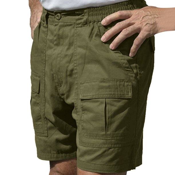 outfmvch cargo pants for men fashion multi pocket zipper buckle outdoor