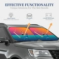 thumbnail image 4 of Naloa Lighthouse and Whale 2 Piece Foldable Car Sun Shades, Car Windshield Sunshade, Front Window Sunshade for Car, Truck, SUV - Small, 4 of 7