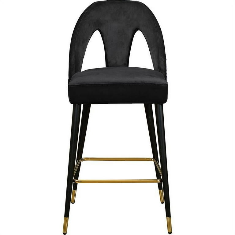 Meridian Furniture Akoya Velvet Counter Stool Meridian Furniture Akoya Velvet Counter Stool