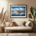 thumbnail image 3 of Docked on the Potomac - Alexandria Virginia Photography Black Framed Wall Art Print 24 x 36 inches, 3 of 4