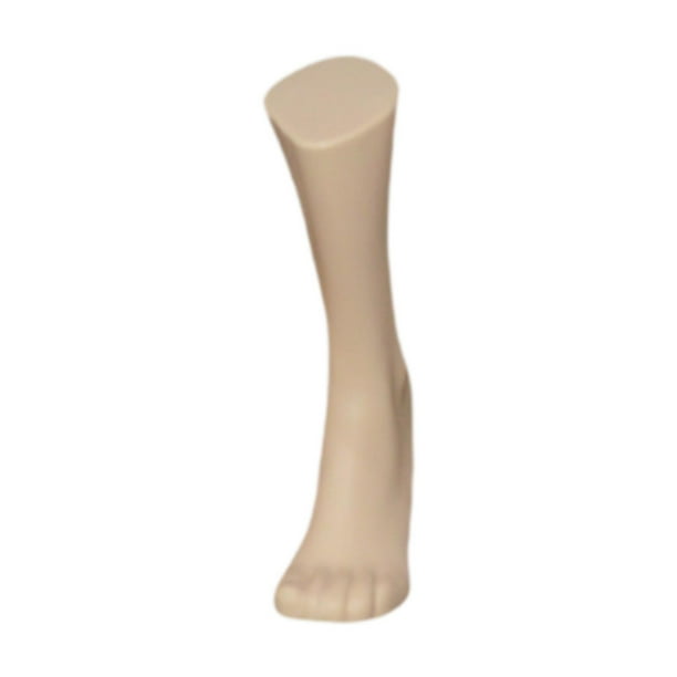 Soporte de pantalla de calcetines para hombres de Mannequin Foot para hombres para uso de uso comercial Color de piel largo