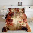 thumbnail image 1 of Erosebridal Minimalism Bedding Full Comforter Set, Geometric Striped Down Comforter, Futuristic Abstact Decor, Reversible, 1 of 7