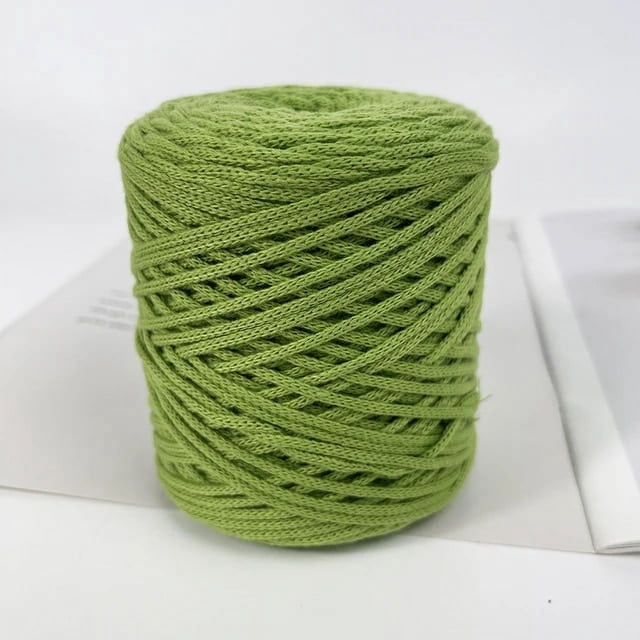 2mm 200g Hollow Knitted Crochet Yarns DIY Handbag Purse Basket Chunky trapillo Nylon Cord Polyester Thread Rope Line Woven