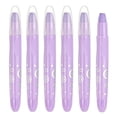 thumbnail image 1 of Uxcell 6Pcs Watercolor Gel Crayon for Coloring, Light Purple, 1 of 6