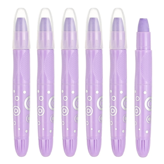 Uxcell 6Pcs Watercolor Gel Crayon for Coloring, Light Purple