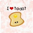 thumbnail image 4 of Inktastic I Love Toast Boys or Girls Baby Bodysuit, 4 of 5