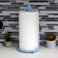 thumbnail image 2 of Cast Iron Paper Towel Holder Sunflower with Dispensing Side Bar Free-Standing , Blue, 2 of 5