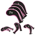 thumbnail image 3 of Golf Head Covers Golf Driver Head Cover Neoprene 10Pcs Neoprene Golf Club Iron Head Covers Putter Set Protector Case Golf soryGray, 3 of 7