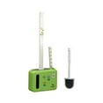 thumbnail image 2 of AuroraX Cute Toilet Brush & Crevice Brush Holder Set with Handle,Tpr Soft Bristle Green Bathroom Toilet Brush and Caddy with Vented Holder Compact Bowl Cleaning Brush for Deeply Cleaning, 2 of 6