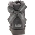 thumbnail image 3 of UGG W CUSTOMIZABLE BAILEY BOW MINI Boots Charcoal, 3 of 8