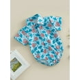 thumbnail image 3 of Western Newborn Baby Boy Gentleman Outfits Cow Print Shirt Romper Short Sleeve Graphic Button Down One Piece Bodysuit Clothes, 3 of 8