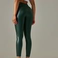 thumbnail image 4 of XFLWAM Faux Leather Leggings for Women Hight Waisted Pleather Pants Butt Lift Sexy Leather Pants, 4 of 8
