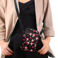 thumbnail image 4 of HELLHERO Hummingbird Flowers Women Messenger Bag Leakproof Women for Travel, Outdoor and Daily Use 4.33"x1.97"x7.09", 4 of 7