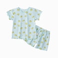 thumbnail image 4 of Toddler Baby Girl Summer Clothes Set 1T 2T 3T 4T Short Sleeved Home Clothes Cute Cartoon Pattern Pajama Set, 4 of 4