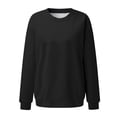 thumbnail image 4 of Lauweion Women Solid Basic Fleece Letter Loose Hoodie Sweat Set Over Sized Sweatshirt for Women Womans Hoodie Womens Hoodies Trendy Women’S Sweatshirt Oversized Hoodie Women Hoodies Womens, 4 of 7