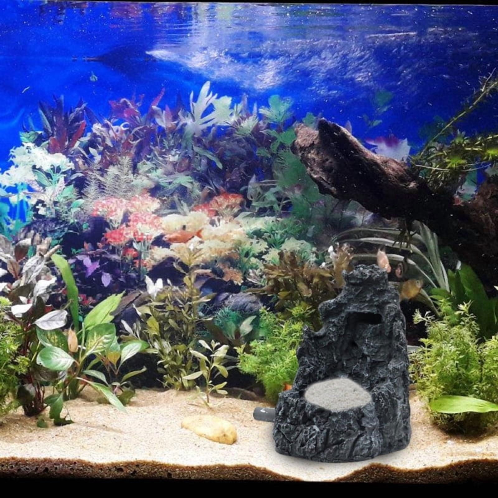 With Dynamic Sandfall Feature Resins Aquariums Decoration Easy to Install