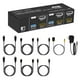 thumbnail image 3 of 8K 60Hz DP/-Compatible KVM Switch USB 3.0 2 Monitors 2 Computers KVM Switch for Mouse Keyboad Monitor Plug, 3 of 5