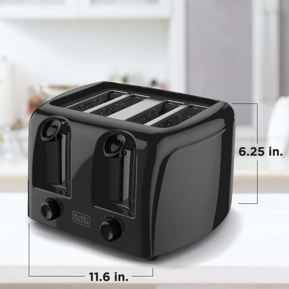 Spectrum Brands 111737 4-Slice Toaster, Black