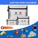 thumbnail image 3 of Juego de 3 Bolsas para Documentos Ignífugas e Impermeables, con Cremallera Reforzada, para Guardar Documentos, Efectivo y Joyas., 3 of 5