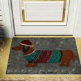 thumbnail image 6 of TAKTUK Dachshund Gifts Door Mat Funny Dogs Theme Doormat For Entrance Way Welcome Mat With Slip Back Kitchen Rugs Home Decor, 6 of 7