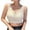 White, variant on LLYWEY Women Bras Push up Comfy Sports Bras Women Ladies Full Coverage Bra Style-1350 Women's Plus Scoop Bra Feature Adult Female Plus Size Sports Bras Black 40B
