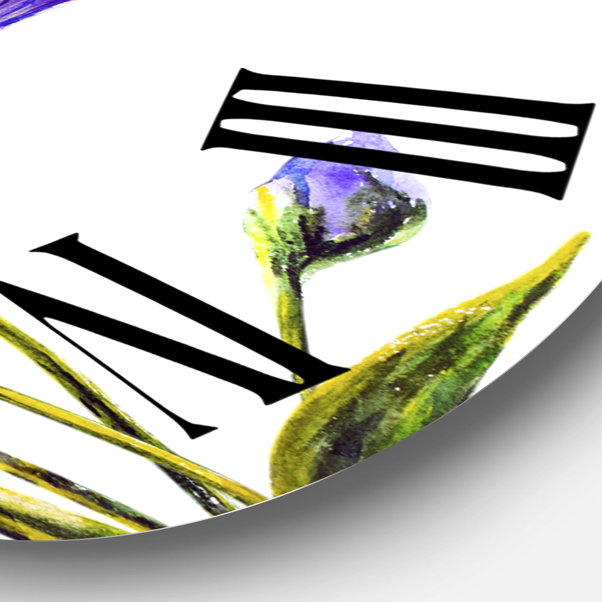 Designart 1 in Quartz Traditional Wall Clock