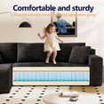 thumbnail image 6 of Nkurdsu 96" Modular Sectional Sofa, Boneless L-Shaped Cloud Couch, No Assembly Required, Modern Corduroy Sofa for Living Room, Black (Left Facing Chaise), 6 of 8