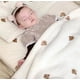 thumbnail image 2 of Manta bordada de oso Manta para bebé Manta bordada Manta bordada Manta para salidas de bebés y niños pequeños Manta para la siesta de otoño e invierno, 2 of 6