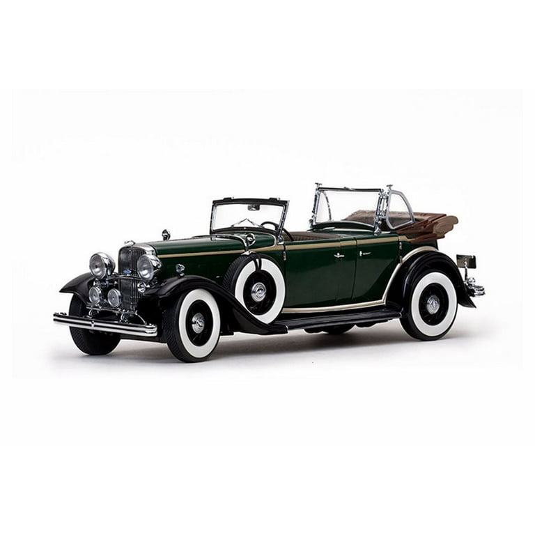 No454ミニカー1/18箱ありSun Star 1932 Lincoln KB Sun Star 1932 Ford Lincoln KB Top Up 1:18 Die Cast Blue Stauer
