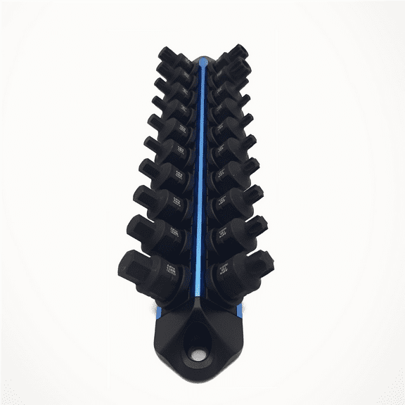 Astro Pneumatic 20 Piece 3/8 Inch Drive with Outside Hex Nano Impact Torx, Metric Hex & Triple Square Bit Socket Set