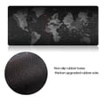 thumbnail image 4 of Ergonomic Silicone Thickened Wrist Rest Mouse Pad - Black Map Design, 900x400mm Large Gaming & Office Desk Mat with Fine-Mesh Cloth Surface for Precise Tracking and Anti-Skid Foam Base for Secure, 4 of 6