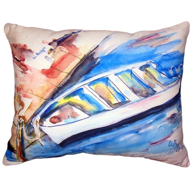 Betsy Drake NC656 16 x 20 Po Chaloupe à Quai Sans Coussin de Cordon
