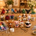 thumbnail image 6 of Tiny 3D Beaded Animal DIY Kit – Beginner Friendly Handmade Bead Art Set, Cute Mini Animal Decor Gift for Craft Lovers Teens, 11 StylesWoodland Friends, 6 of 9
