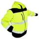 thumbnail image 3 of Chamarra Polar thermic de trabajo impermeable con reflejante alta visibilidad Mediana Bk safety products 5 tallas disponibles, 3 of 9