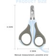 thumbnail image 2 of Hongchun 1 PC Cat Nail Clipper Trimmer - Pet Clippers Claw Trimmer Grooming Tool for Kitten Small Dog Bunny Rabbit Bird, Small Animals, Blue, 2 of 5