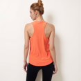 thumbnail image 5 of Women's Sleeveless Scoop Neck Workout Tank Top for Active and Casual Wear - Large, Orange, 5 of 7