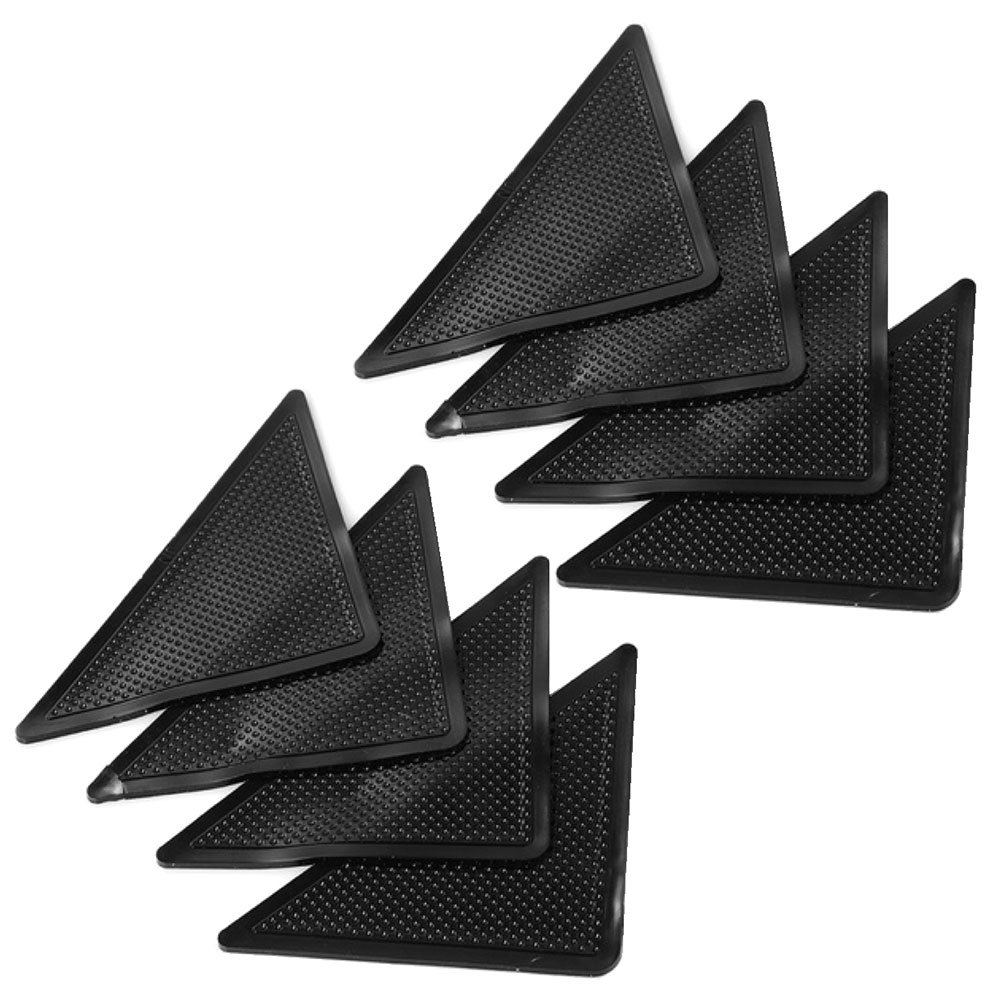 Willkey Carpet Holder Reusable Triangle Double Sided Adhesive Antiskid